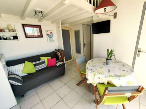 Superbe T2 climatisé à 50m de la plage, piscine, parking, 5 pers - FR-1-607-97